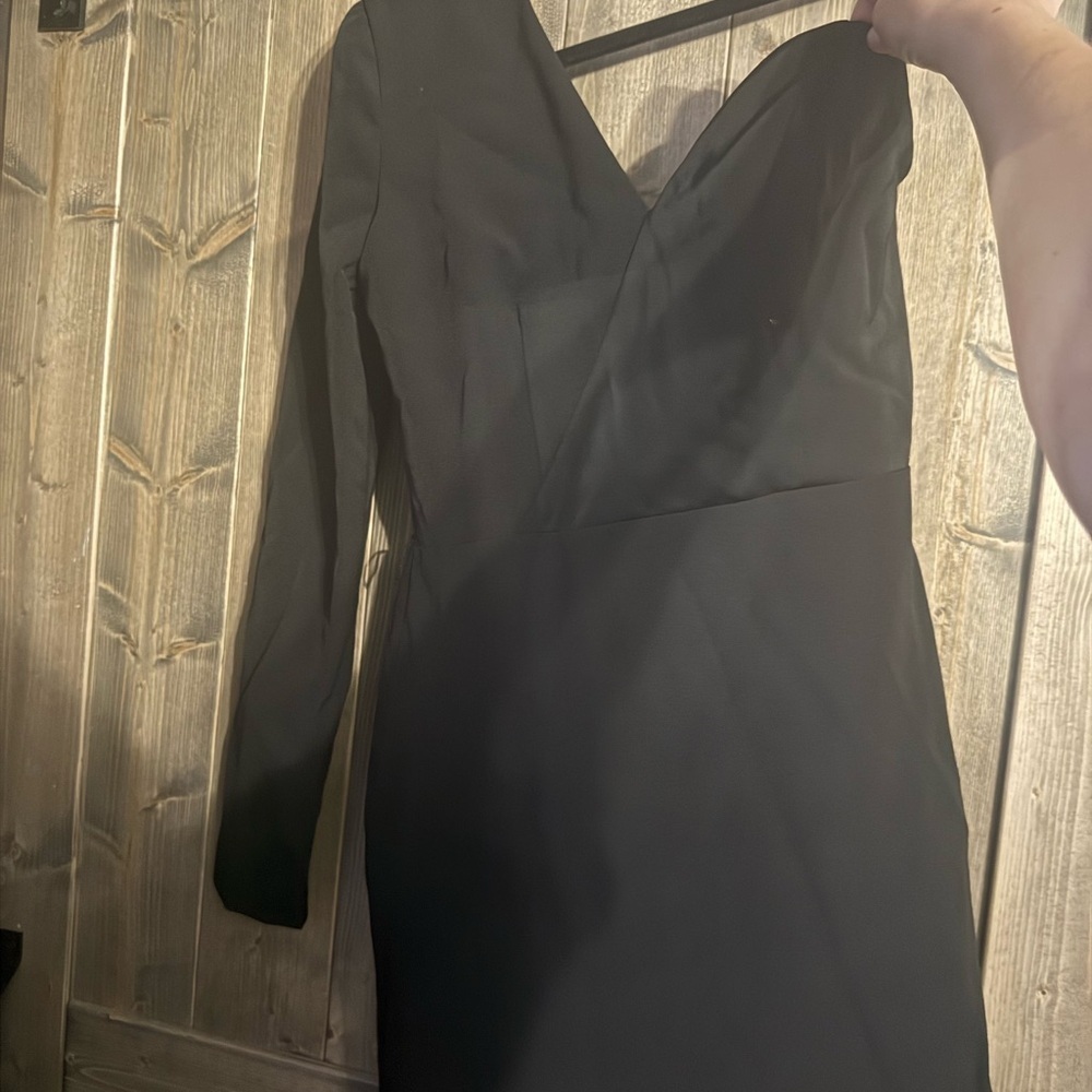 NBD Black Long Sleeve Dress